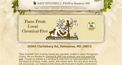 Desktop Screenshot of eastrivendellfarm.com
