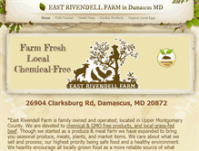 Tablet Screenshot of eastrivendellfarm.com